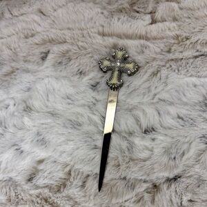 Fashioncraft 2010 Silver Cross Letter Opener